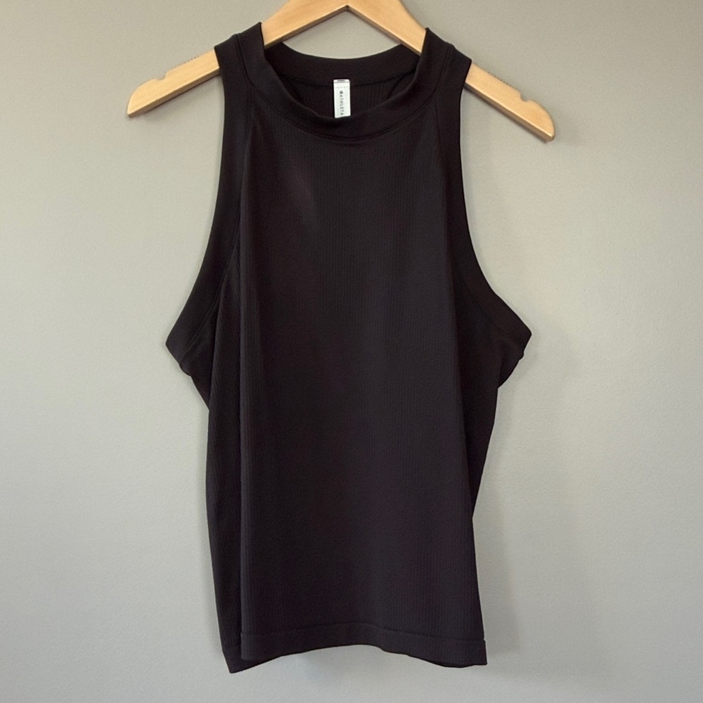 NWOT Athleta Renew Racerback Tank Ribbed Size‎ 2X Deep Chocolate Brown